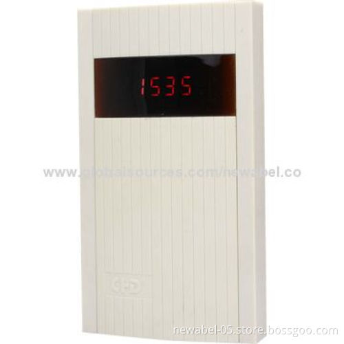 Hidden Keypad Time Recorder, LCD Display, Sized 167 x 94 x 25mm